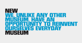 New Museum, por Wolff Olins