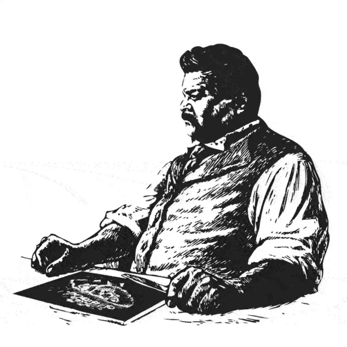 Ilustración para el artículo Posada, más allá de La Catrina