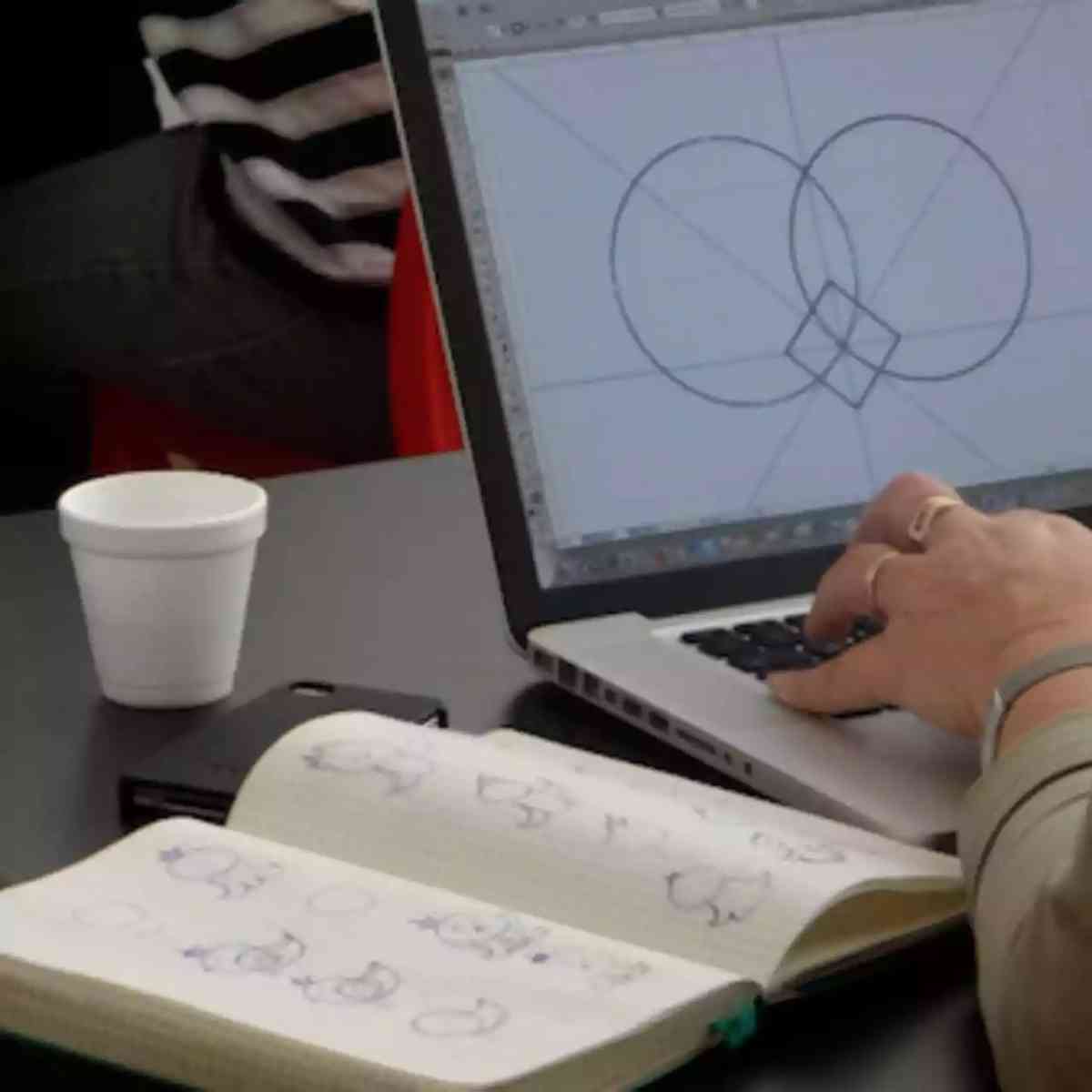 Ilustración para el artículo Ilustración digital: síntesis, geometría y sistematicidad en el diseño de personajes