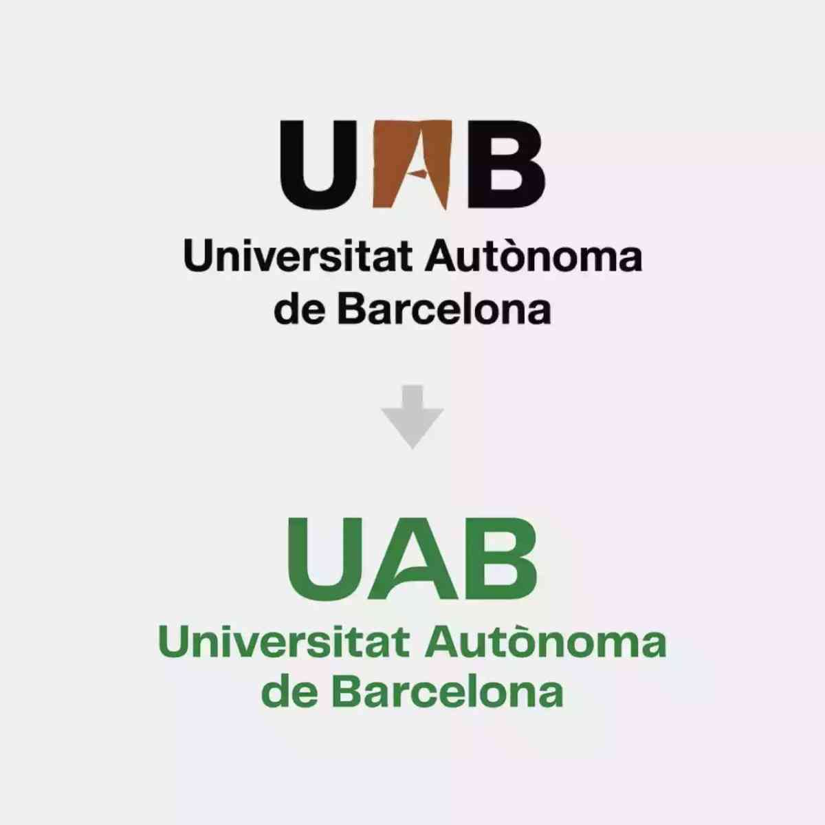 Ilustración para el artículo La UAB, Universidad Autónoma de Barcelona, cambió su logo